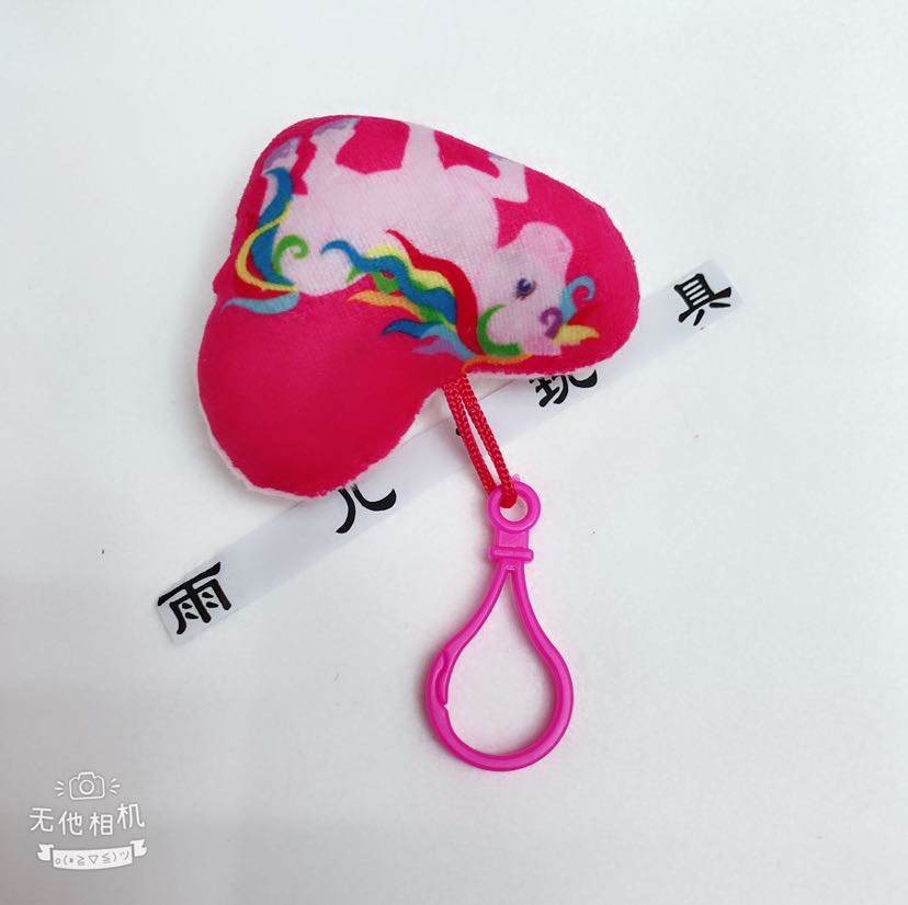 Plush pendant, unicorn pendant, keychain, heart-shaped unicorn printed pendant pic 7