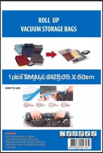 Doraimi Hand Roll Compression Bag Roll Pressure Vacuum Compression Bag 40*60cm Single Pack Travel Hand Roll Bag