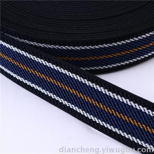 non-slip thickened elastic band high elasticity woven elastic tape clothing accessories 3.5cm