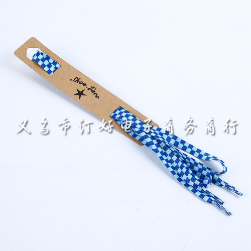 printing shoelace paper card mixed batch color heat transfer packaging various shoelace customized gifts taobao one-piece delivery