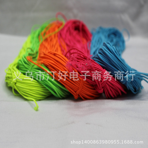 rubber band factory direct sales 0.2mm imported colored round rubber band color complete customized various rubber bands