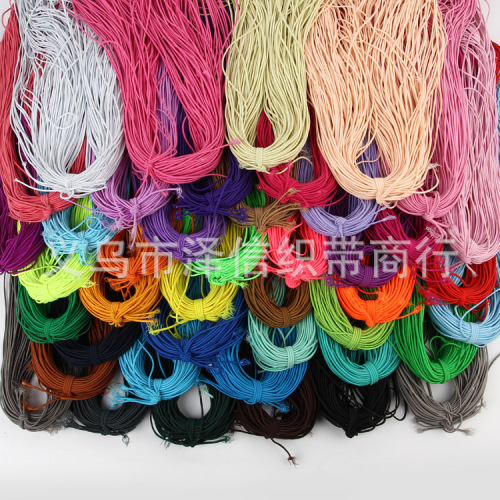 factory direct wholesale 0.2cm imported soft elastic band can be used as crafts notebook headwear elastic band