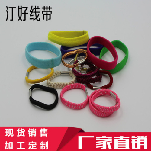 elastic band top cuft elastic band processing hair band rope tie hair rubber band with stable quality and diverse styles