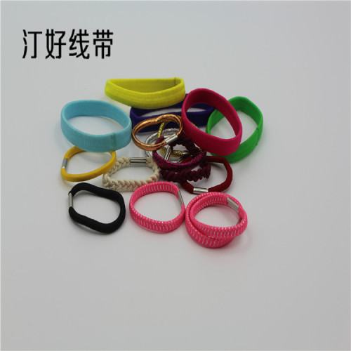 Elastic Band Head Ring Elastic Band Processing Hair Ring Rope Tie Hair Rubber Band Stable Quality and Diverse Styles