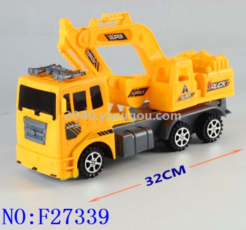 跨境儿童塑料玩具批发 滑行工程车 F27339