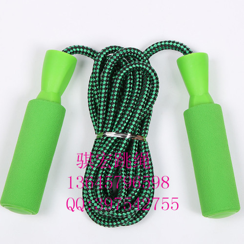 dance style 308 sponge handle bearing skipping rope fitness skipping rope nylon， standard rope
