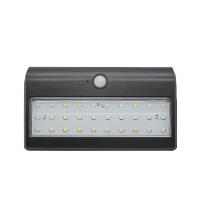 Three-in-one intelligent outdoor sensing solar wall-mounted lights 30 led patio lights