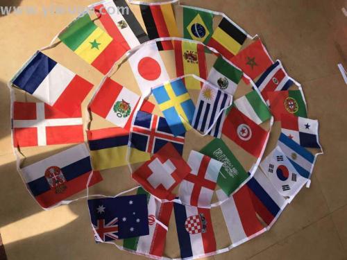 World Cup String Flags