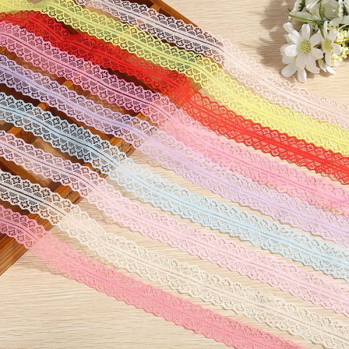 Hot Selling Color Bilateral Non-Elastic Lace Accessories DIY Clothing Fabric Window Screen Accessories Customized Factory Direct Sales