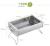 Fashion outdoor stainless steel folding grill portable thickened charcoal burner