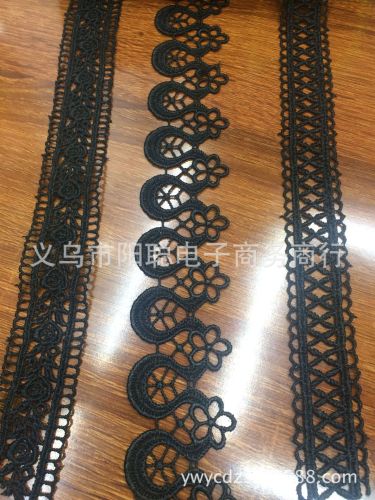 Clothing and Household Accessories Black Water Soluble Lace DIY Necklace Lace Spot Wholesale