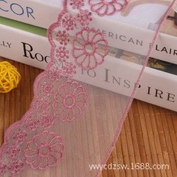manufacturer‘s hot-selling lace sunflower single-side exquisite mesh water-soluble lace width is about 9.5cm
