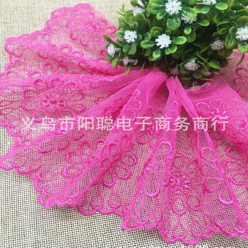 Color Wide Embroidery Lace Pajamas Clothing Accessories Mesh Lace Accessories Lace Clothing Lace Mesh Lace 