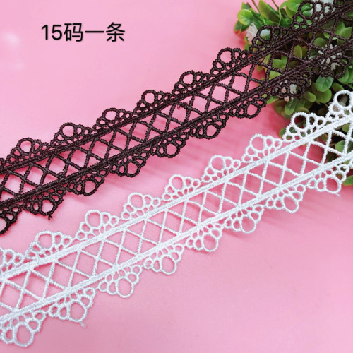 Water-Soluble Embroidery Lace Clothing Accessories Polyester Small Lace Decorative Necklace 