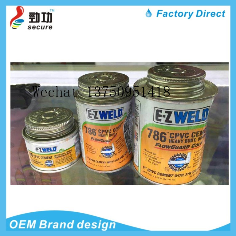 Supply SUPER WELD 310 PVC glue pipe repair PVC quickdrying glue Cpvc glue