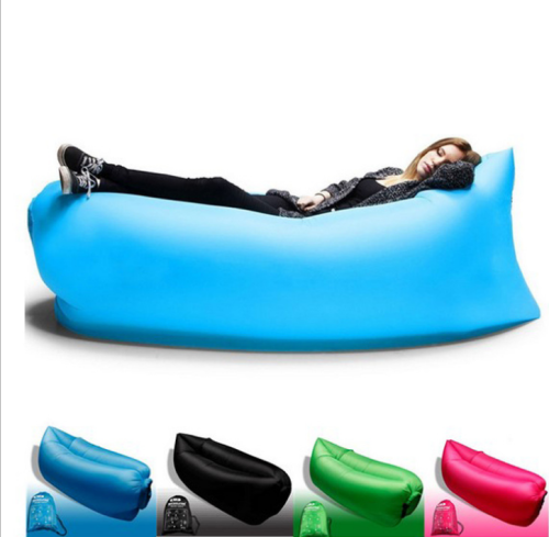 production of outdoor sofa portable big red air sofa inflatable bed beach lazy air sofa sleeping bag