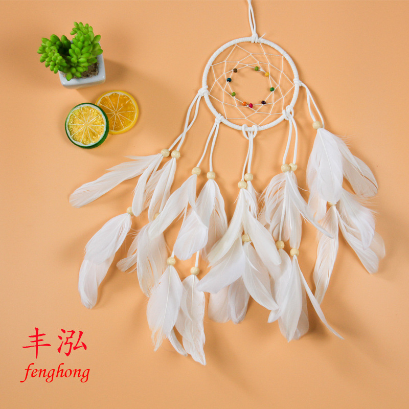 厂家直销印第安同款捕梦网挂饰风铃扑梦网创意生日礼物送同学朋友