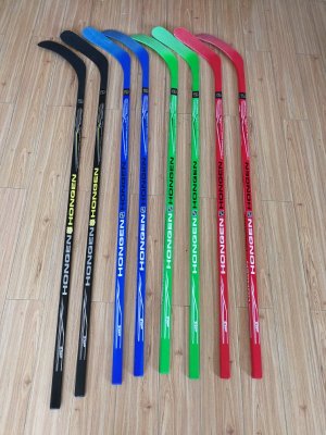 Ice hockey stick wood rod ABS head glass fiber semi-carbon full carbon manufacturer direct
