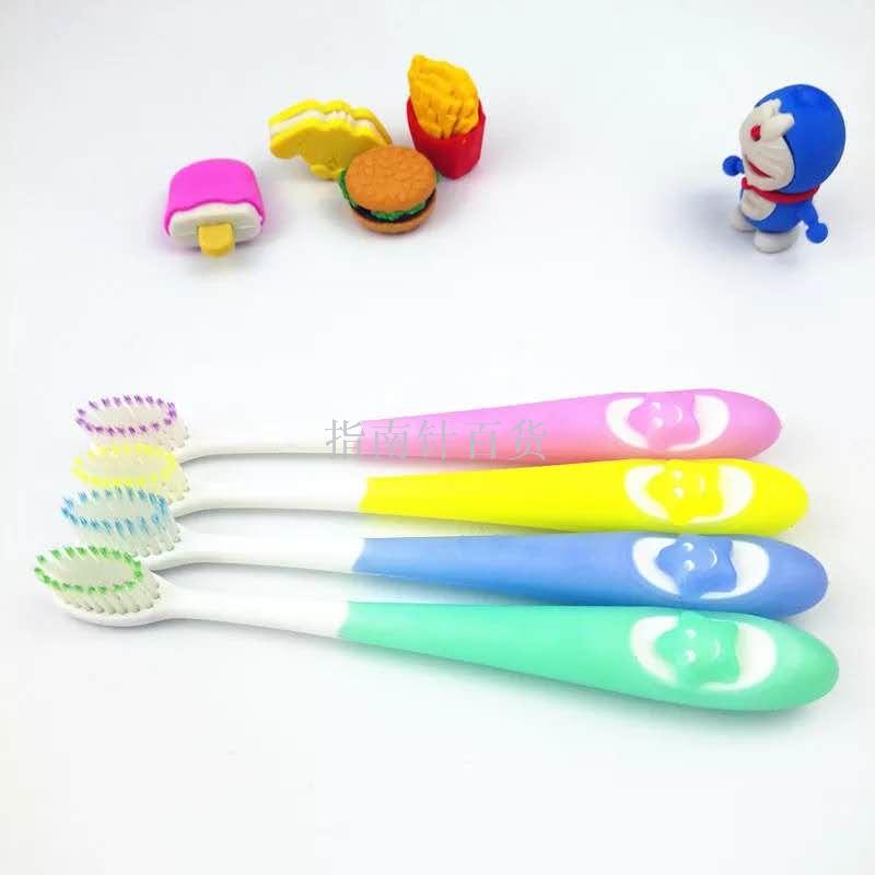 厂家直销牙刷儿童小头细软毛刷手动牙刷单只套板牙刷洗漱用具