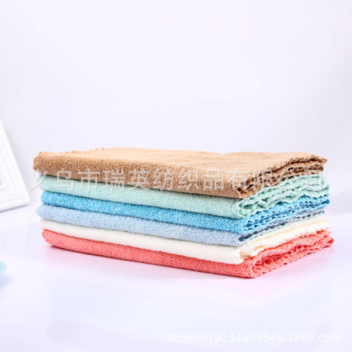Factory Direct Sales 75 * 35cm Quick-Drying Absorbent Coral Velvet Plain Towel Men and Women Sports Wholesale Towels 