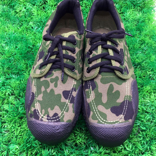 camouflage liberation shoes wear-resistant durable rubber sole yellow sneaker outdoor work shoes military training shoes factory direct sales