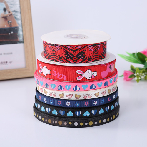 hot sale printing thread belt exquisite clothing accessories ribbon wedding gifts packaging ribbon factory wholesale customizable