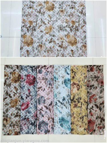dot flower print pattern fashion yarn scarf color and style variety yz