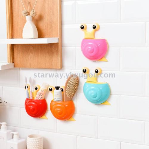 toothbrush holder snail toothbrush toothpaste holder cute cartoon suction cup storage rack creative animal suction cup toothbrush holder