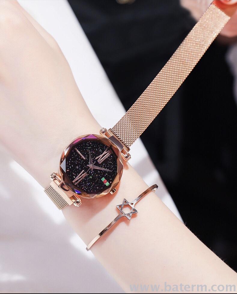 Hot style fashion star magnet clasp women decorated web celebrity watch temperament women watch