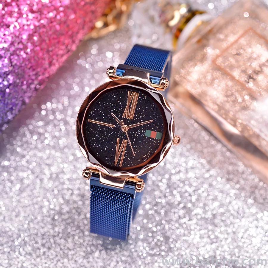 Hot style fashion star magnet clasp women decorated web celebrity watch temperament women watch