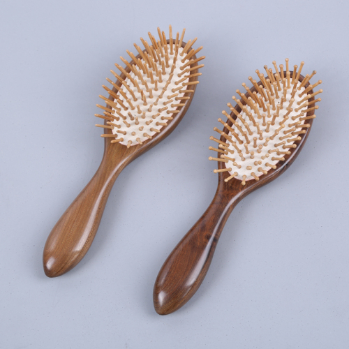 golden silk green sandalwood air bag comb scalp massage shunfa hairdressing comb anti-static makeup hair curling comb