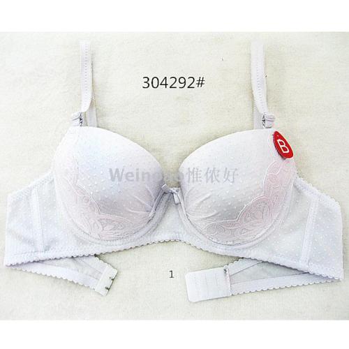 foreign trade cross-border export sexy lace large size bra women‘s push up bra medium cup large cup underwear