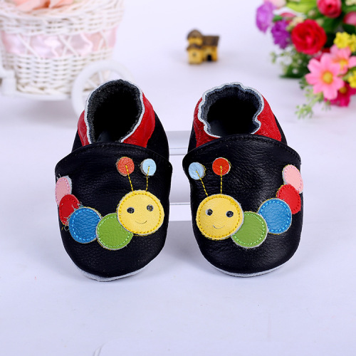 1-Factory Direct Sales Cartoon Korean Colorful Caterpillar Children‘s Shoes Baby Toddler Shoes Soft Bottom Breathable One Piece Dropshipping