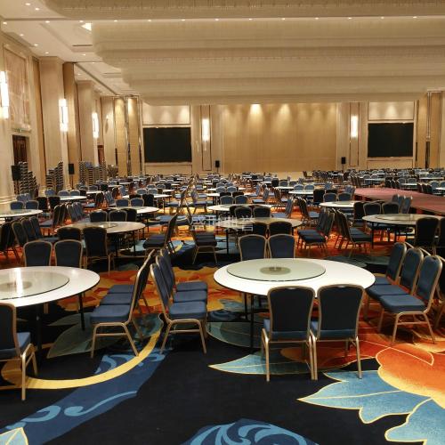 nanchang star hotel banquet dining tables and chairs resort hotel banquet aluminum alloy dining chairs customized