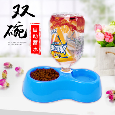 The manufacturer wholesales The pet to drink to use The bowl dog bowl drinker cat bowl plastic bowl feeder