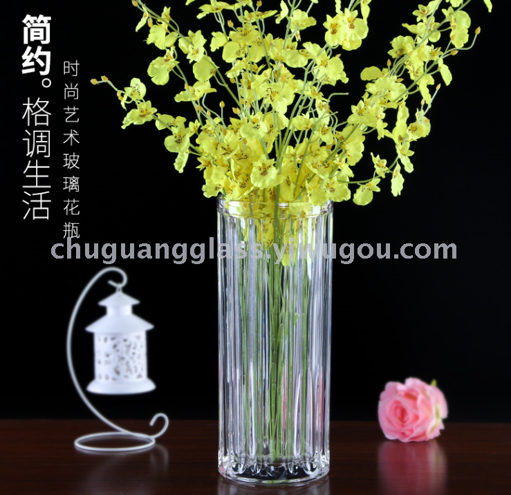 Supply Chu Guang Crystal Glass Vase Transparent Vase Flower