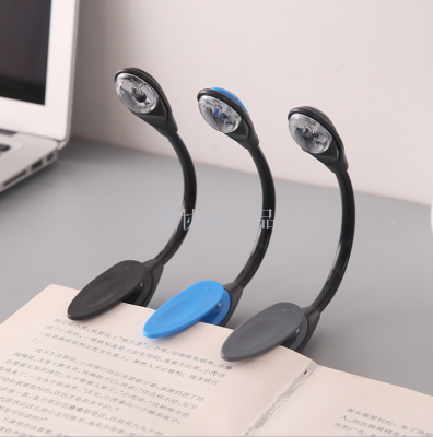New Clip Book Lamp Freely Twisted Adjustable Reading Lamp Small Night Lamp Portable Mini Clip Lighting Lamp