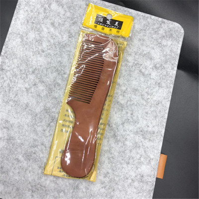 Jia and with fragrance wood comb wholesale imitation wood comb boutique hair massage comb two yuan store supply