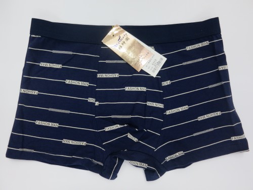 men‘s underwear modal cotton bamboo fiber casual comfortable flat pants printed youth boxer shorts