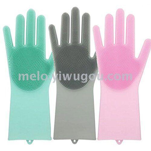 glove， silicone cleaning gloves