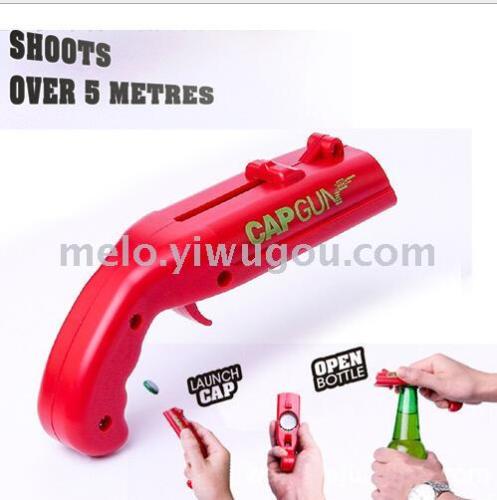 cap gun， hand ejection bottle opener， beer launch bottle opener
