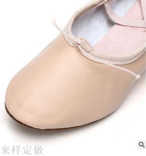 Cloth Teachers‘ Shoes Female Adult Children Harness Heel Canvas Soft Bottom Training Shoes Yoga Ballet Ethnic Dance Shoes Mid Heel