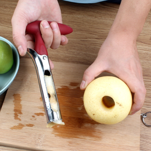 Apple Corer Core Removed Pear Fruit Pitting Knife Fruit Core Remover Handle Corer Peeler Kitchen Tools