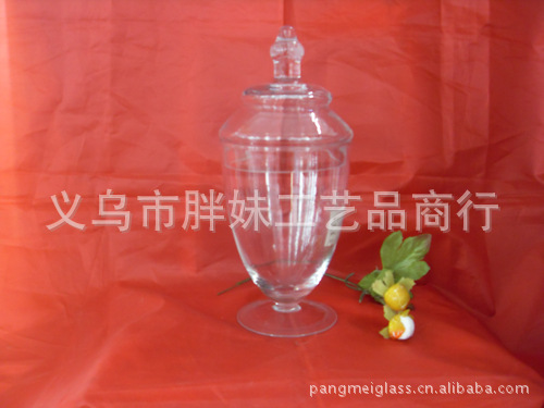 批发玻璃糖缸  供应透明糖缸  家庭用品