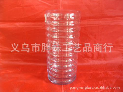 供应批发玻璃花瓶  家庭摆件  库存处理  厂家直销