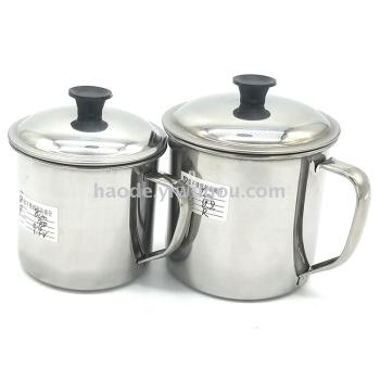 不锈钢口杯430带手柄幼儿园小口杯学生