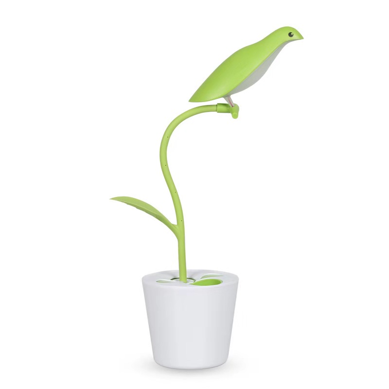 Simple and free bird desk lamp, LED work, study and reading desk lamp, USB charging, dormitory bedroom night light pic 2