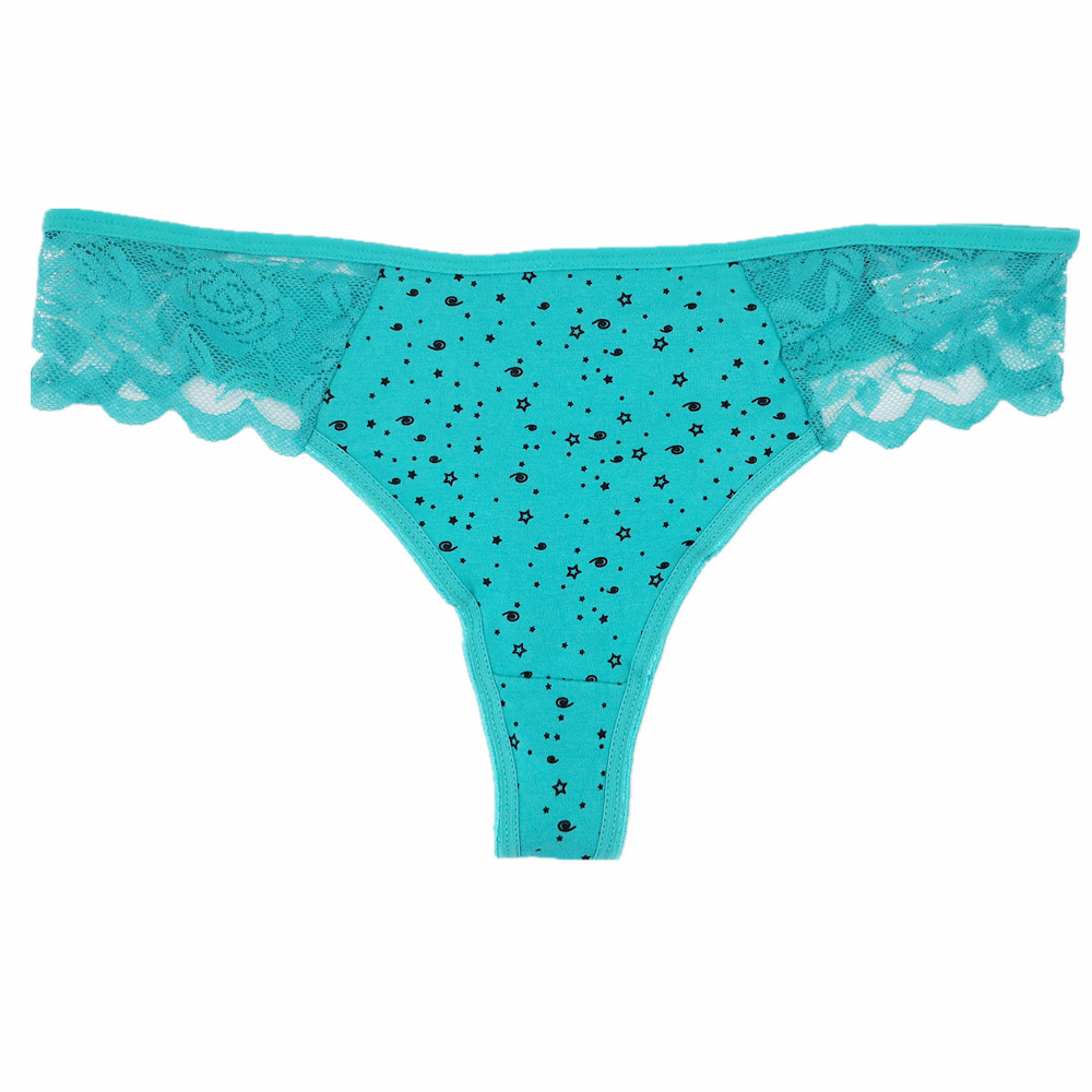 蕾丝印花丁字裤 义乌出口中东斯里兰卡情趣外贸文胸内衣 67910