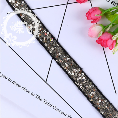 2cm Bar Code Bead Lace Ribbon Chain Bar Code Random Embroidery Lace Clothing Accessories Spot Supply 