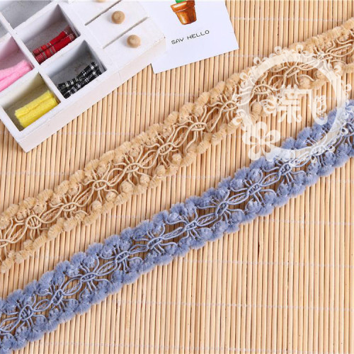 m-shaped lace diy handmade classic style plush strip lace clothing accessories lace spot supply hair band